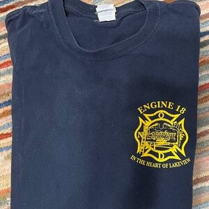 New Orleans Lakeview Fire Department  tshirt,  large, very cool and unique